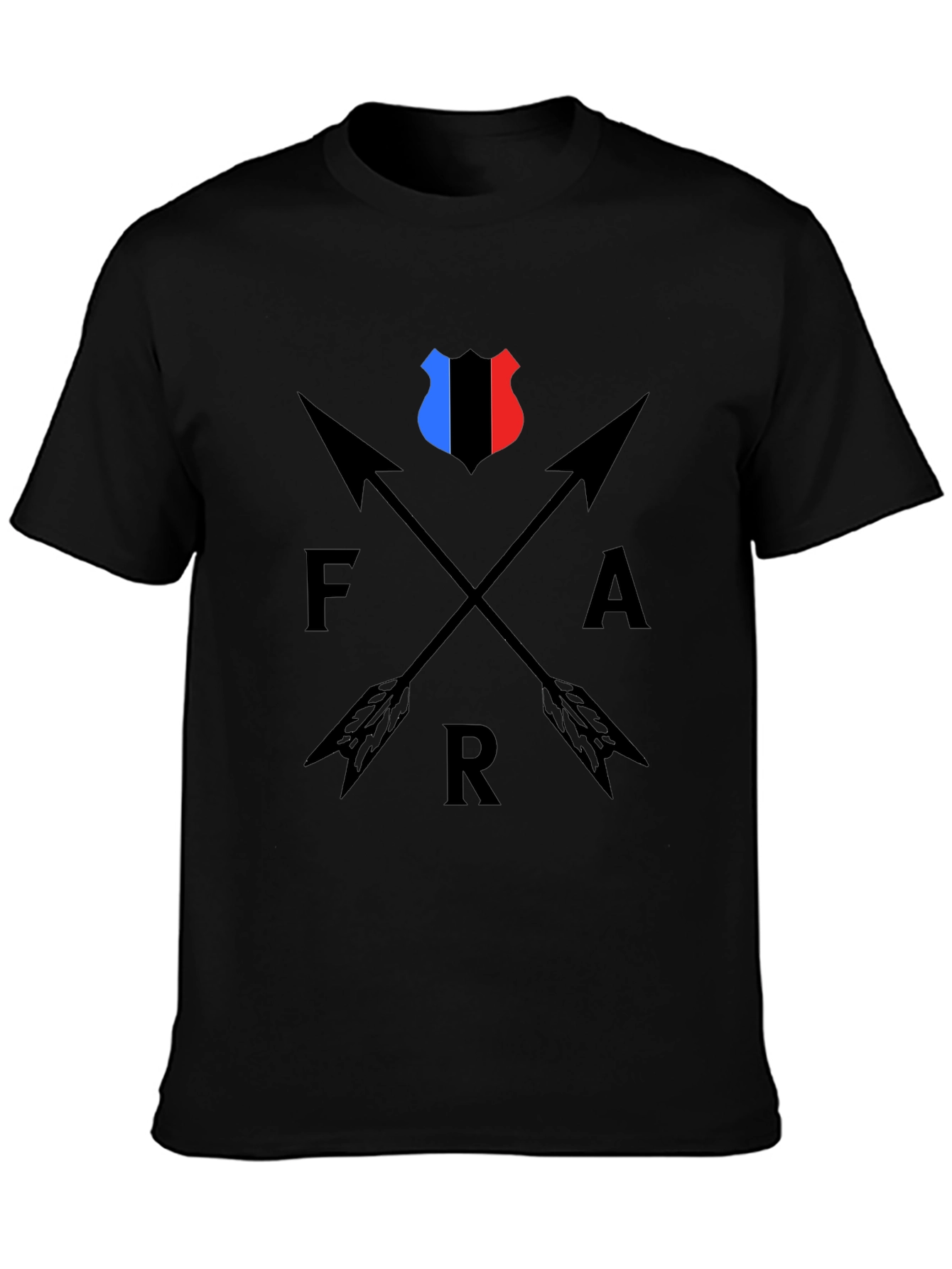 Black FAR Arrow Graphic Tee - Men's Black T-Shirt view 3