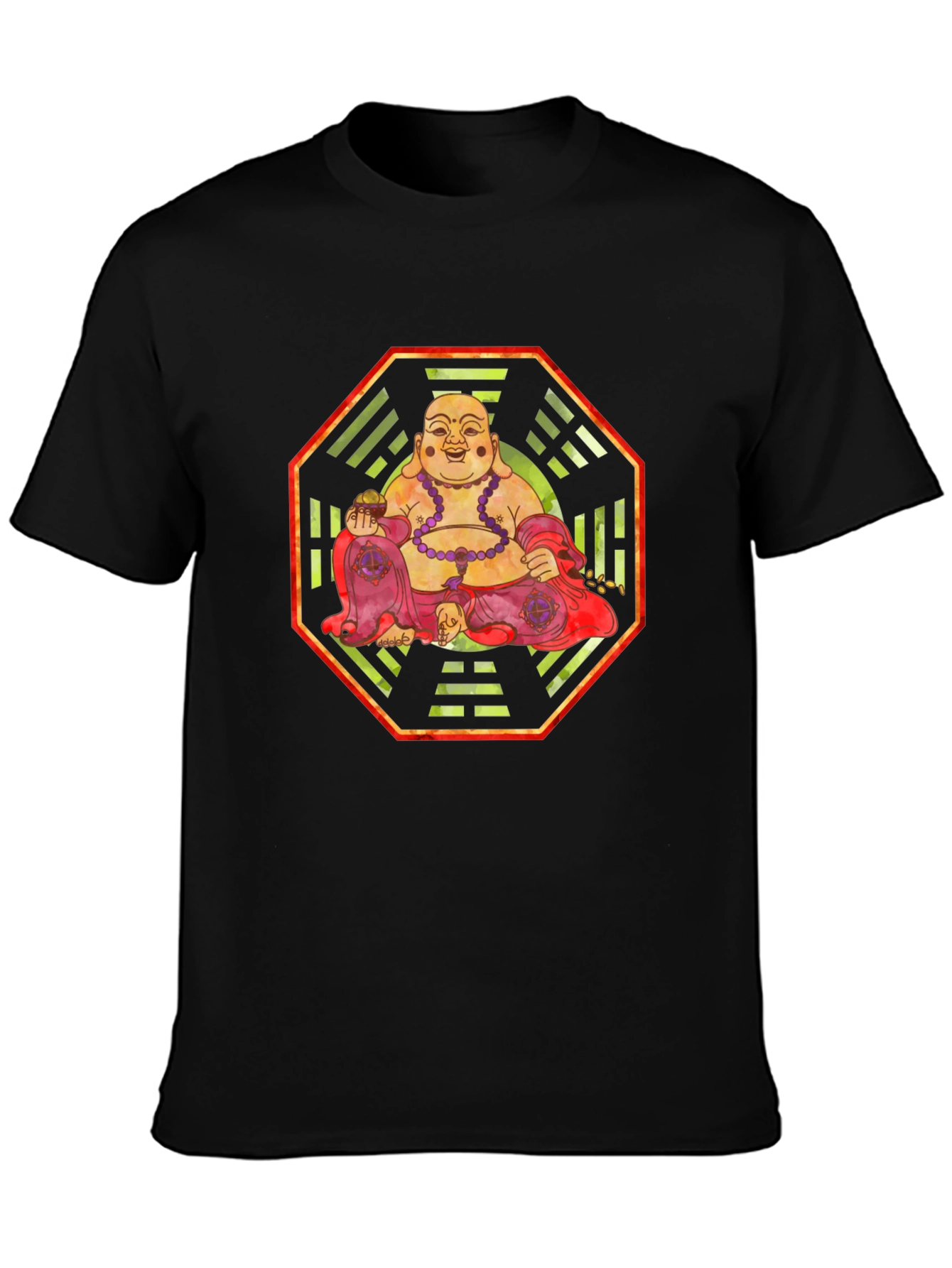 Laughing Buddha Graphic Tee - Zen Style - 3