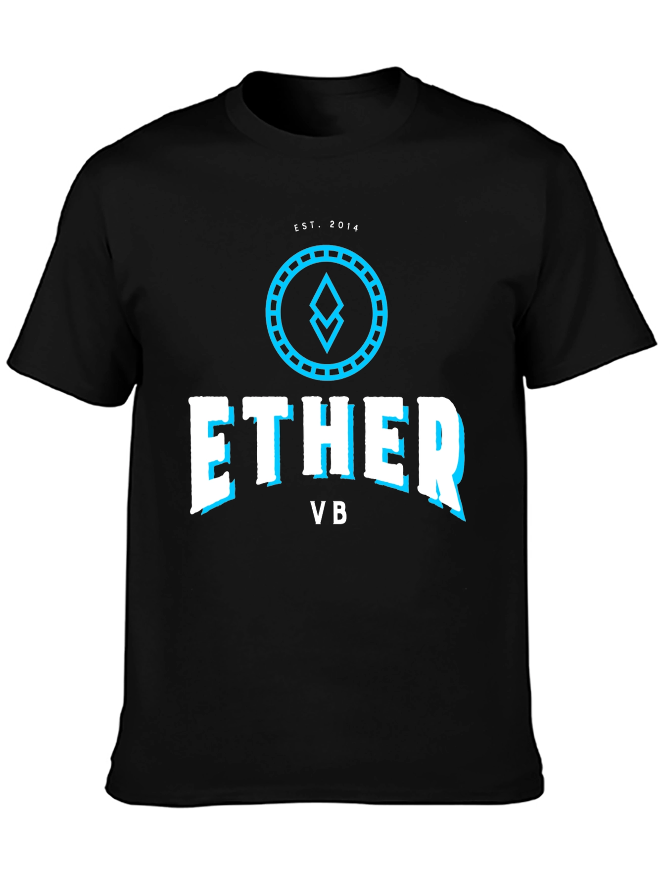 Black Ether VB T-Shirt - Crypto Fashion view 3