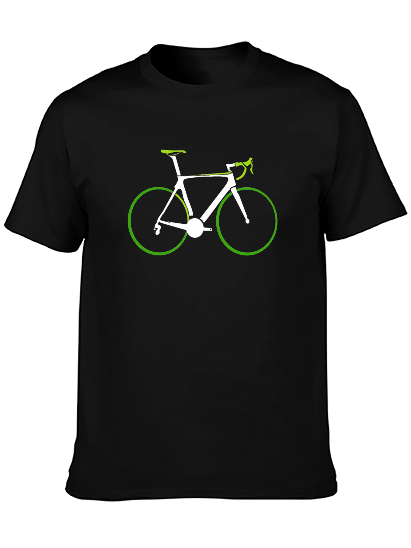 Black Bike Graphic T-Shirt - Stylish Casual Wear view 3
