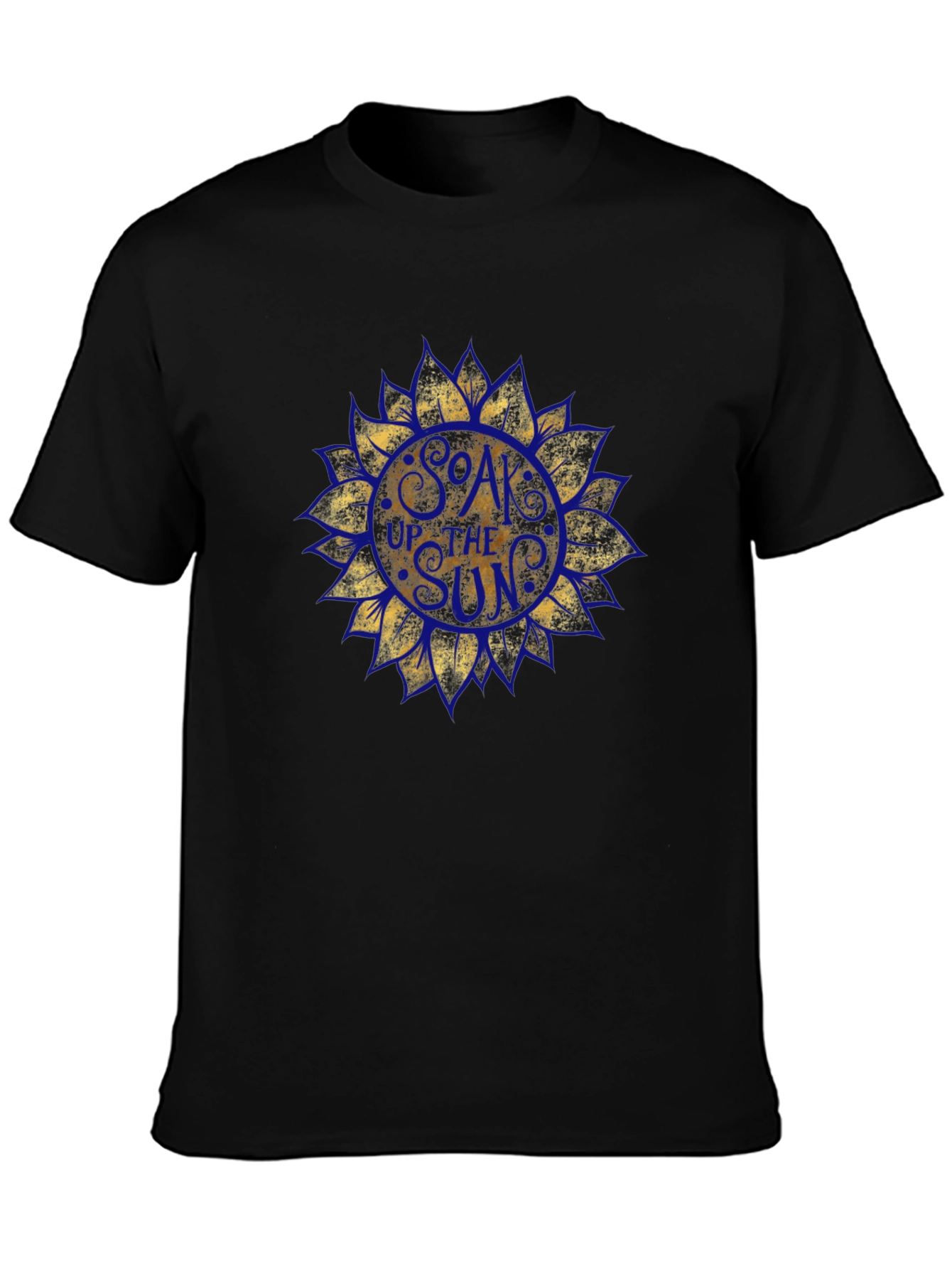 Black "Soul of the Sun" Graphic Tee view 3