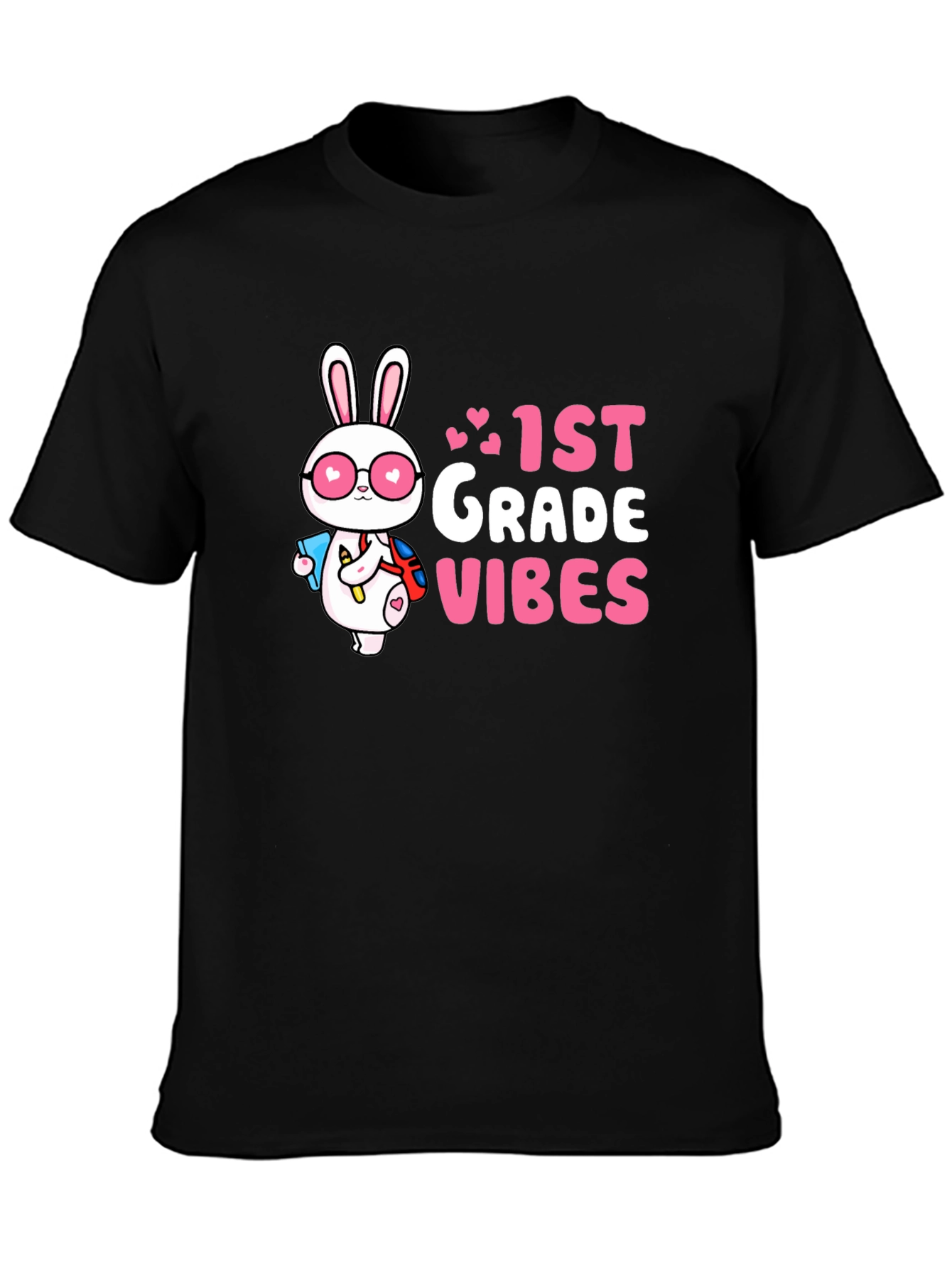 1st Grade Vibes Bunny T-Shirt - 3