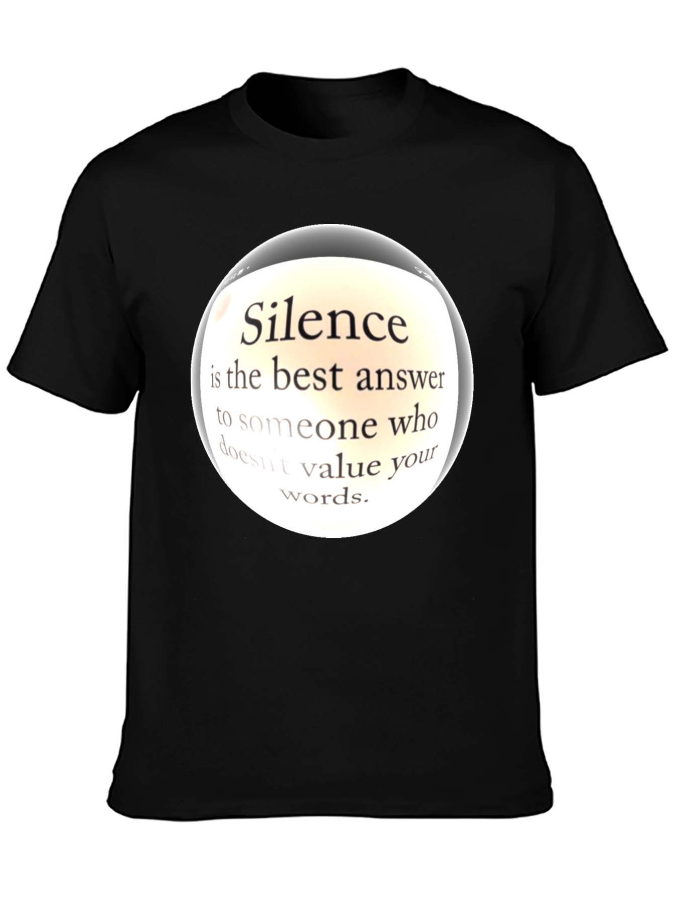 Silence is the Best Answer T-Shirt - 3