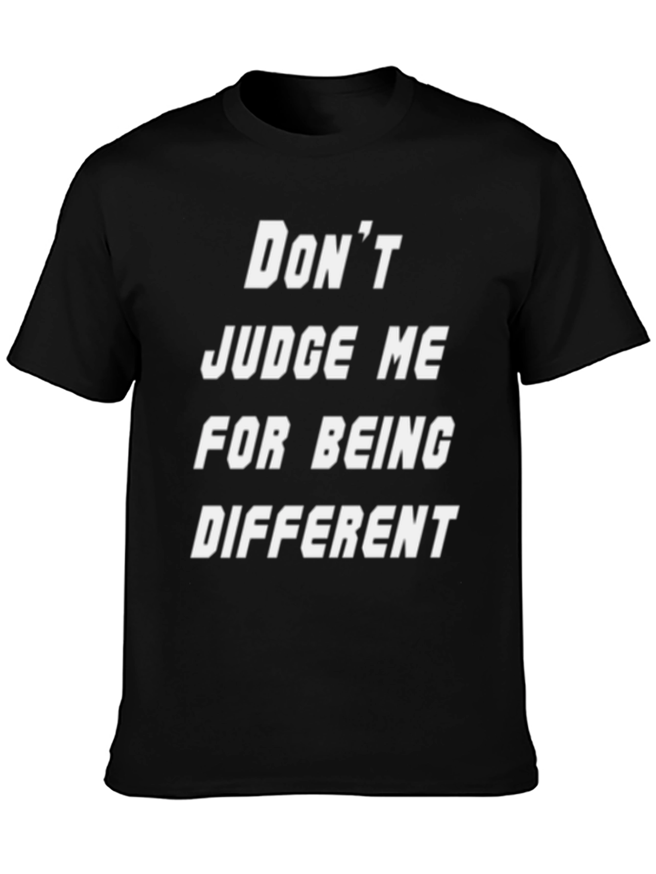 Black Don't Judge Me Graphic Tee view 3