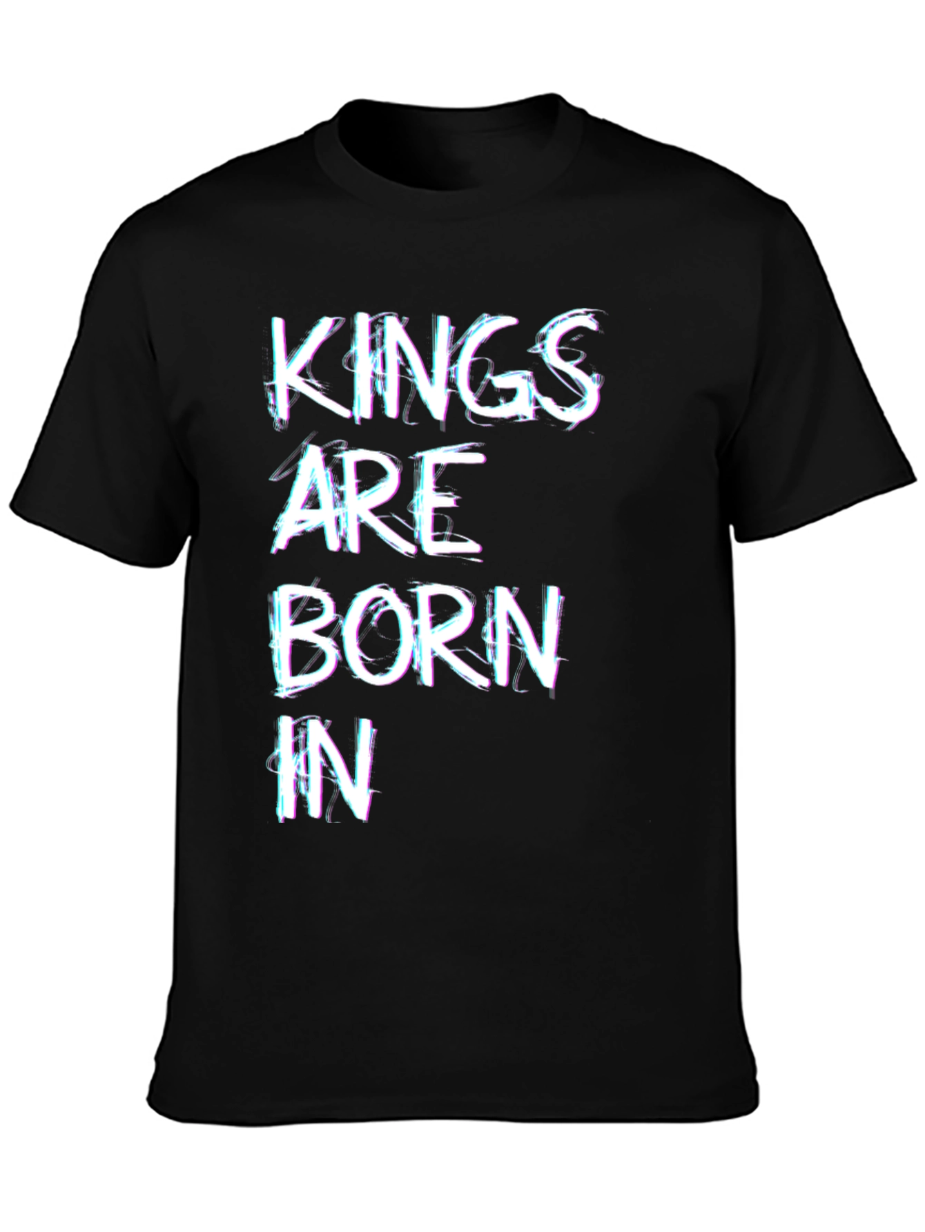 Black Kings Are Born In T-Shirt - Novelty Design view 3
