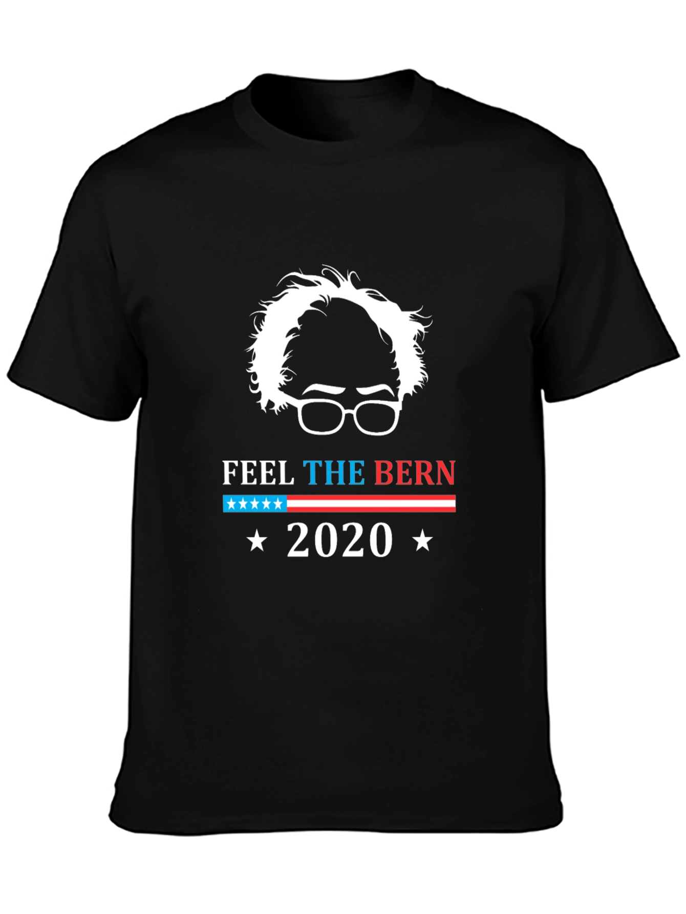 Black Feel The Bern 2020 T-Shirt view 3