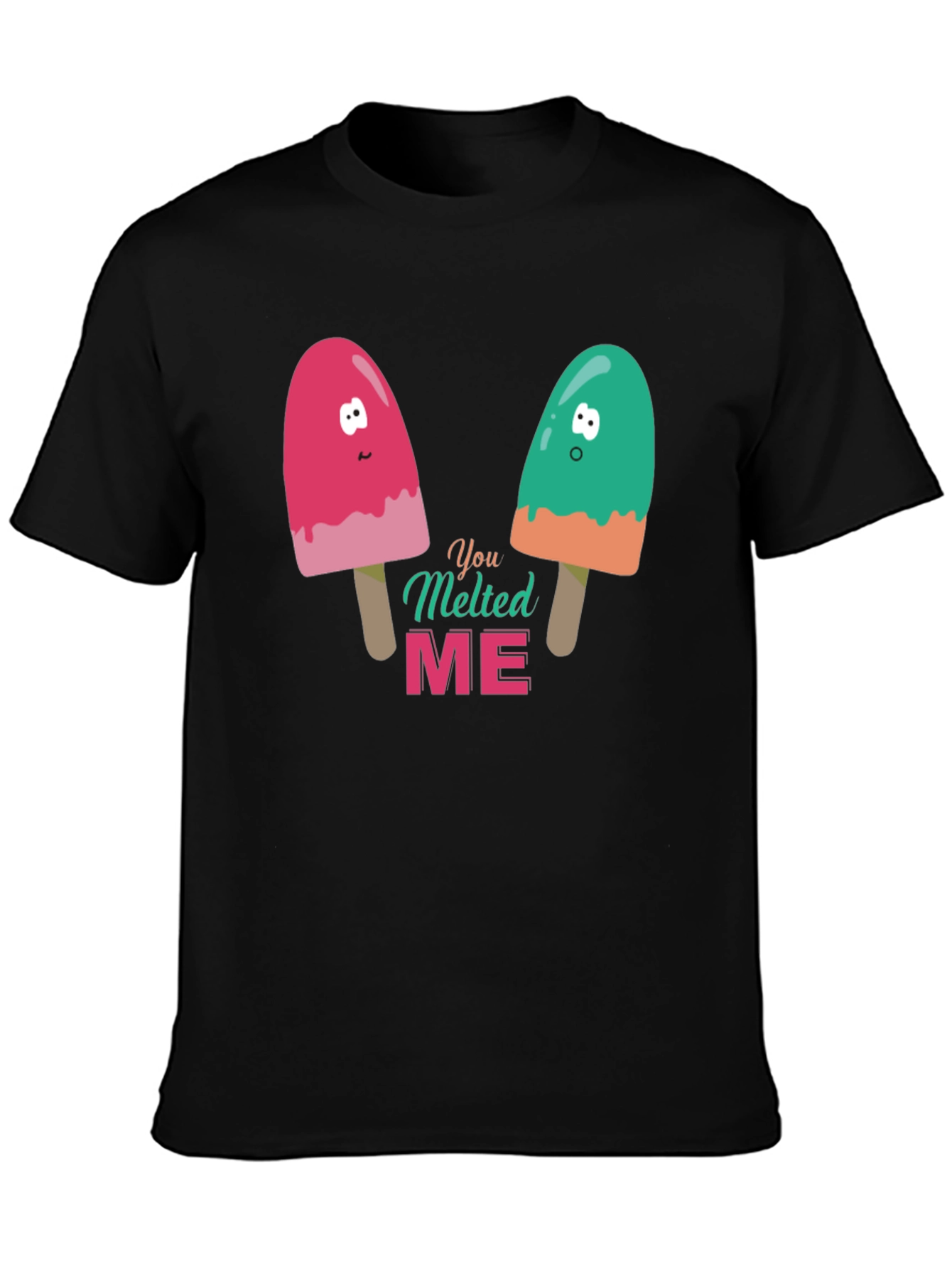 Black You Melted Me Graphic Tee view 3