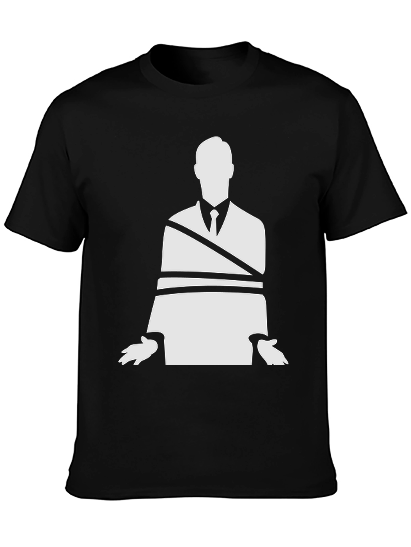 Black Boundless Silhouette Graphic Tee - Black view 3