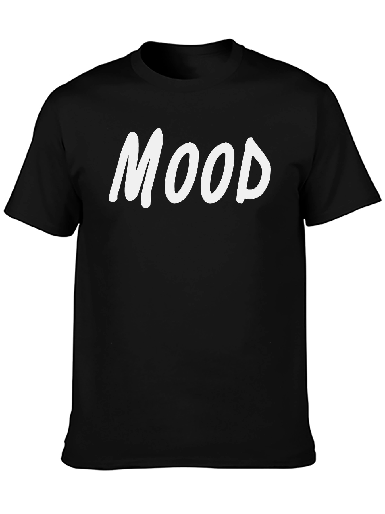Black Mood Graphic Tee - Classic Black T-Shirt view 3