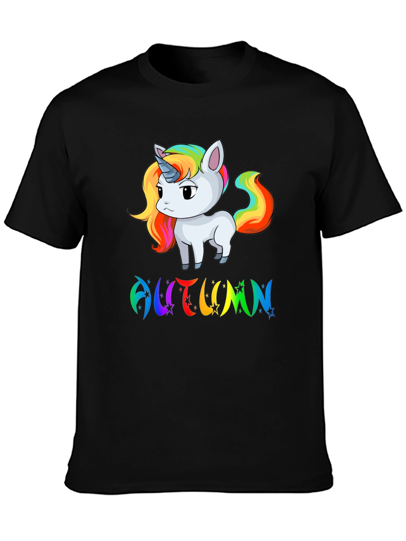Autumn Unicorn Rainbow T-Shirt - 3