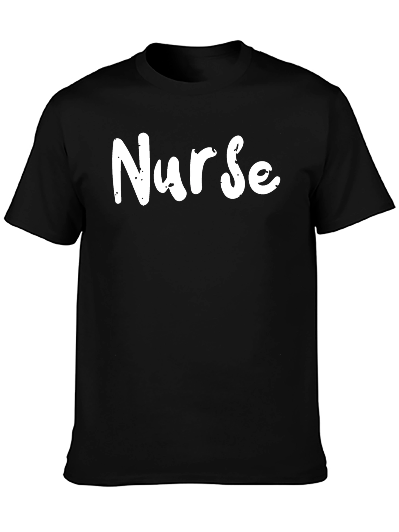 Black Nurse Graphic T-Shirt - Medical Profession Tee view 3
