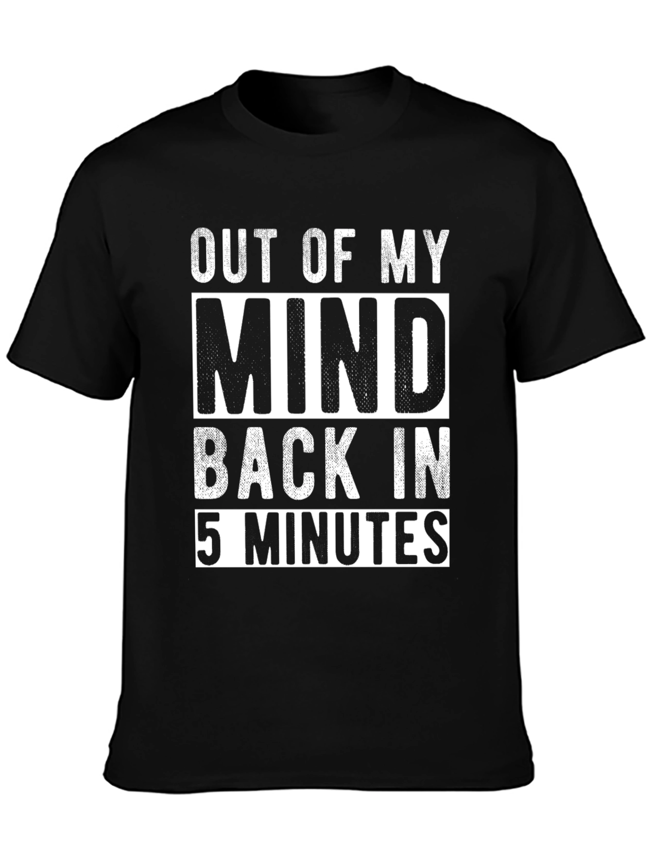 Black Out of My Mind Funny Graphic Tee view 3