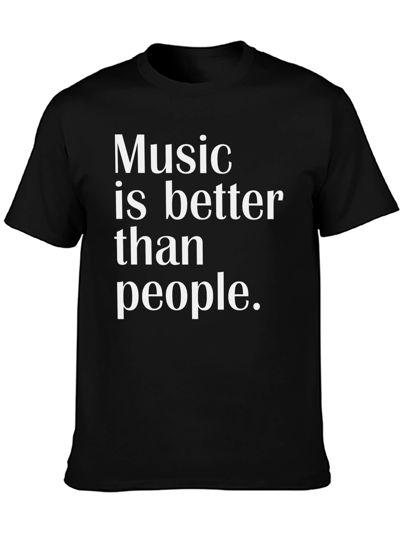 Black Music is Better Than People Graphic Tee view 3