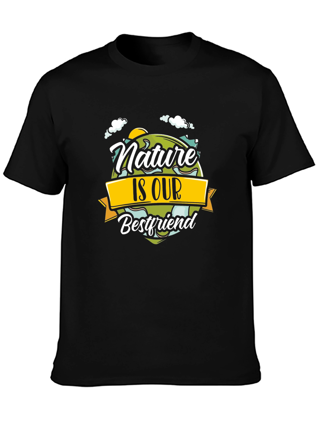 Black Nature is Our Bestfriend Graphic Tee view 3