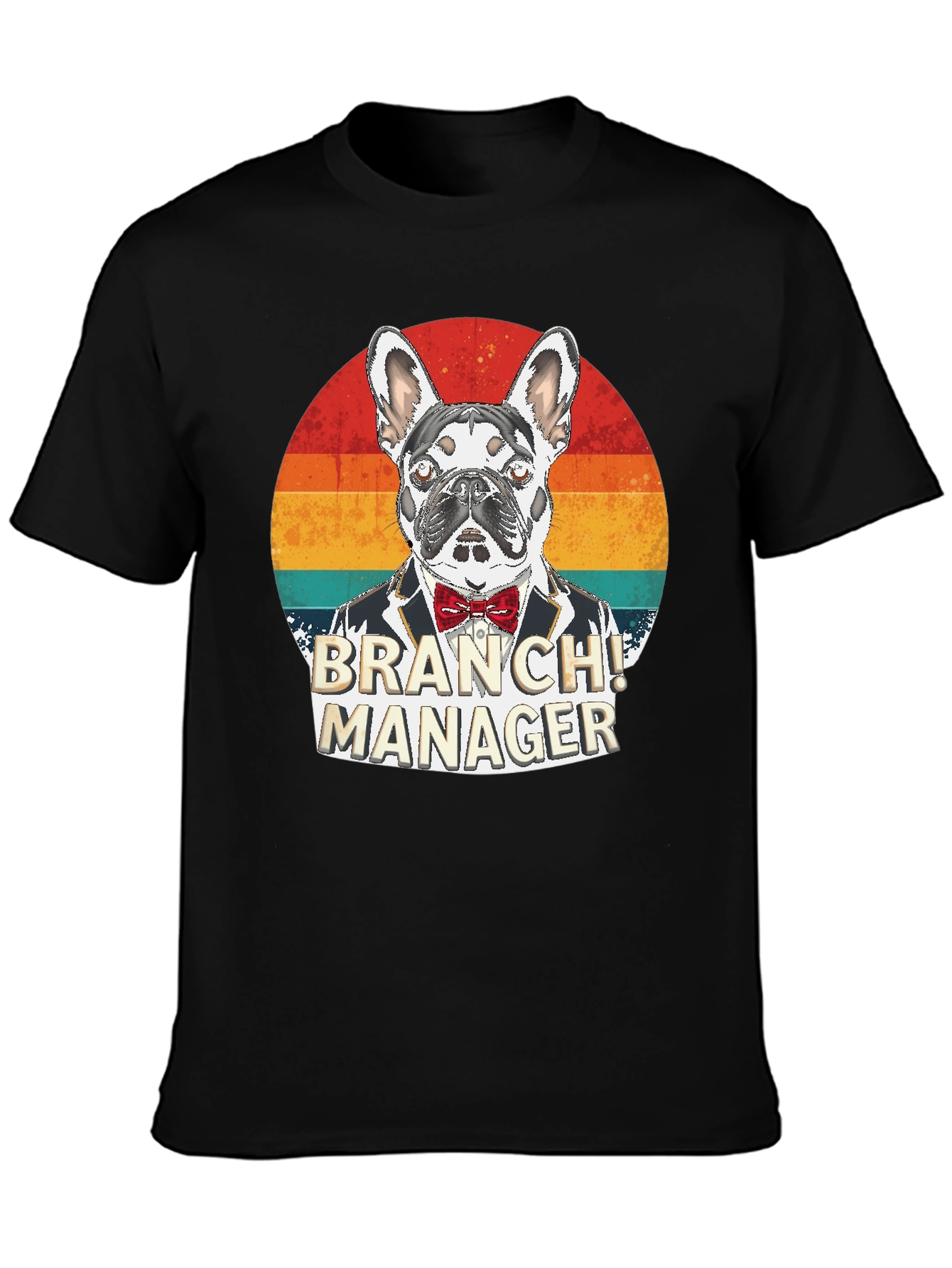 Black Branch Manager Bulldog T-Shirt view 3