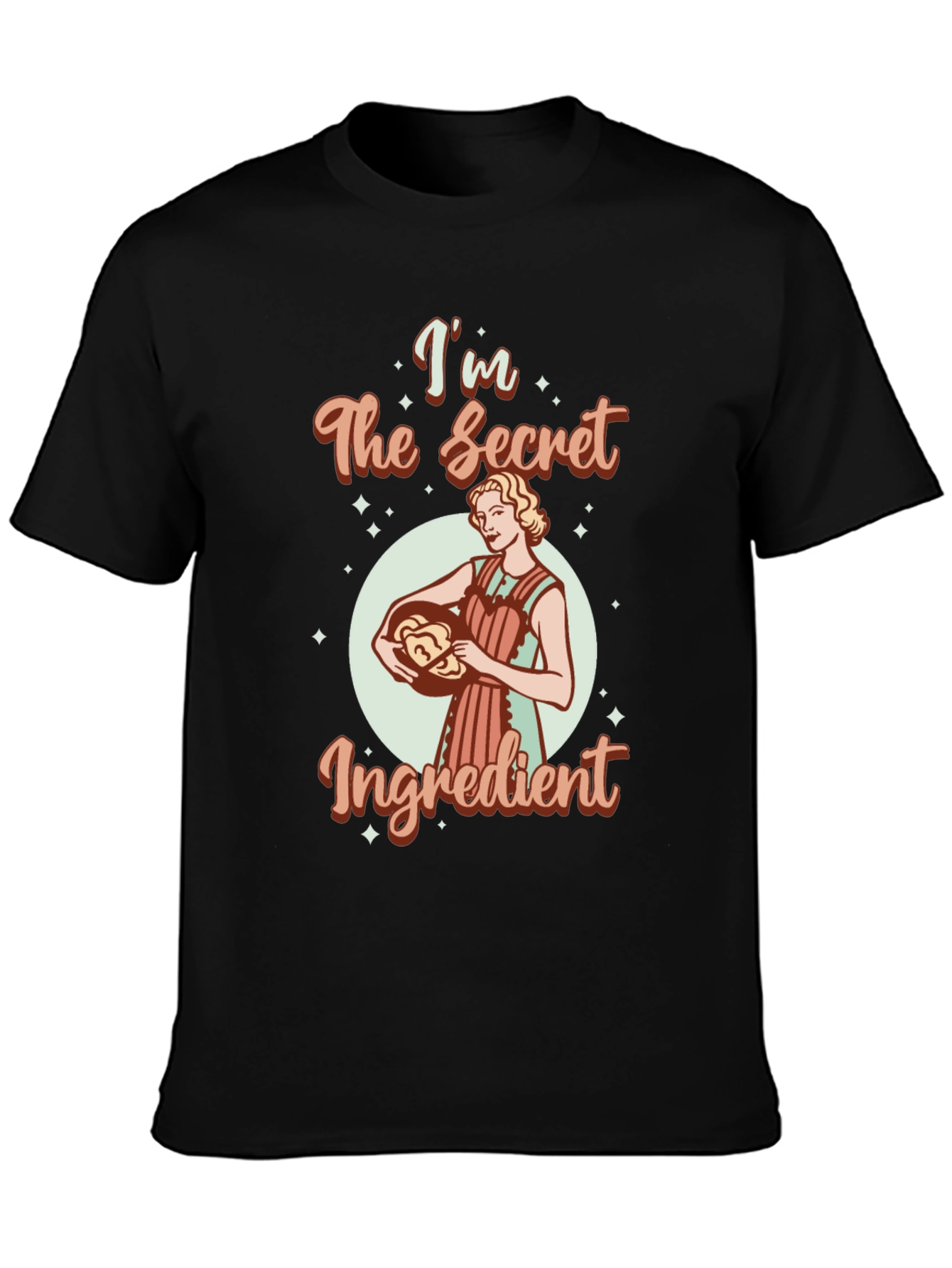 Black I'm The Secret Ingredient Graphic Tee view 3