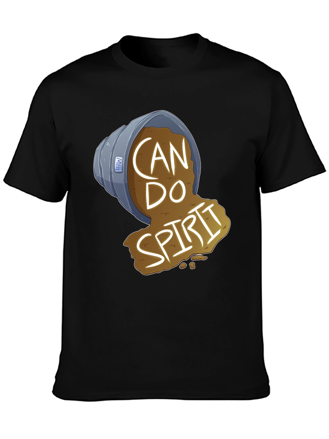 Black Can Do Spirit T-Shirt view 3