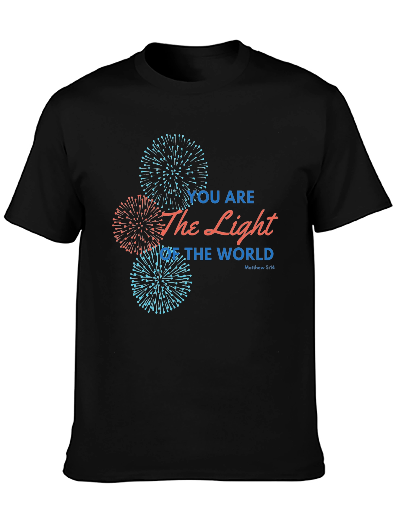 Black Light of the World Graphic Tee - Black view 3
