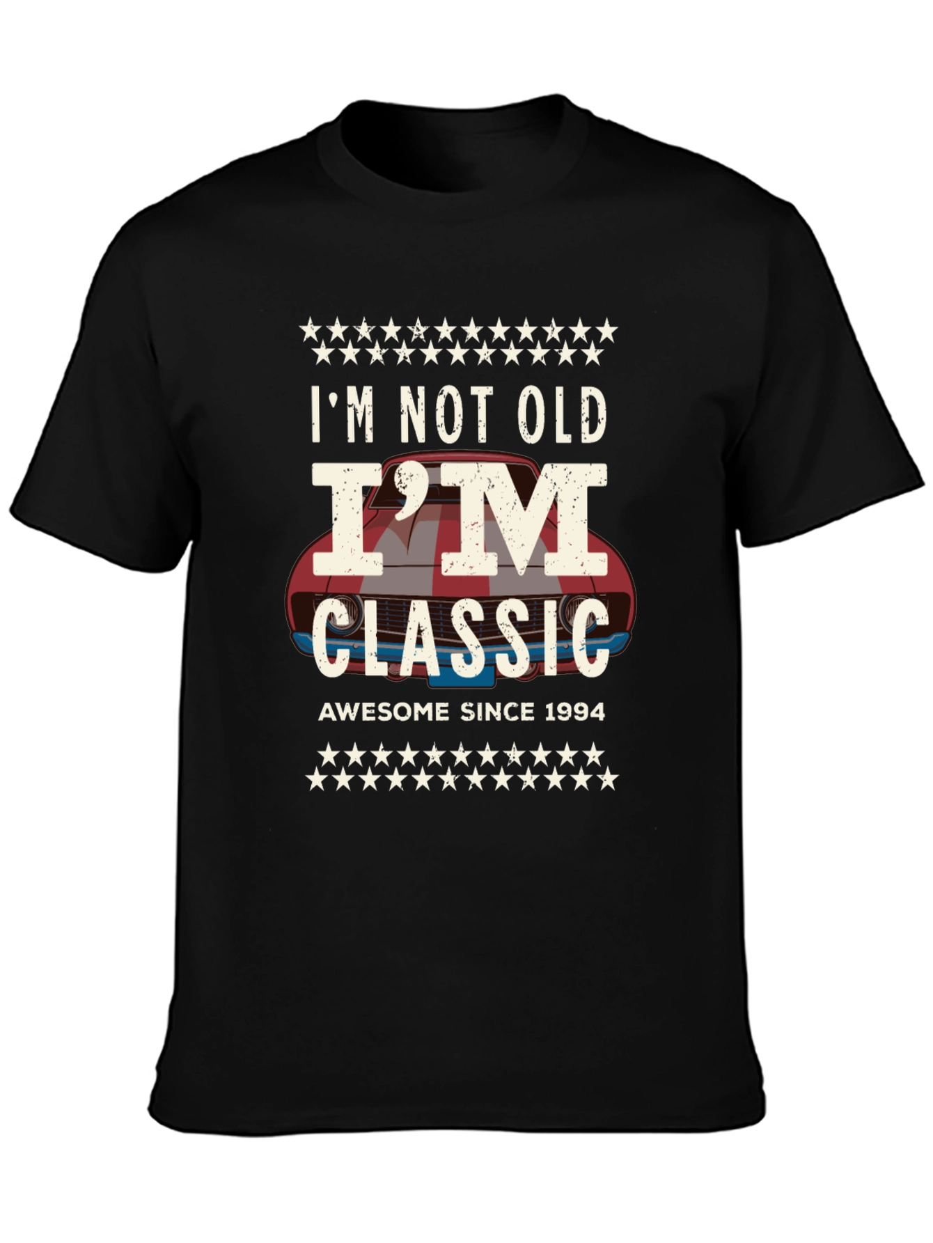 Black I'm Not Old I'm Classic Graphic Tee view 3