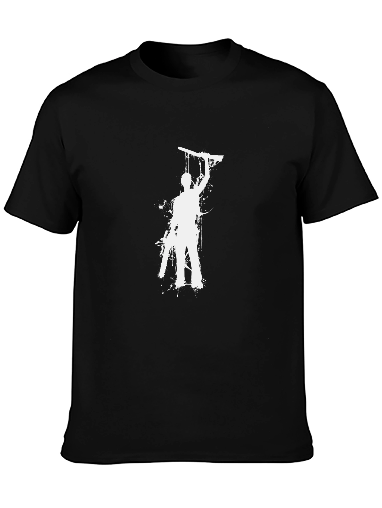 Black Evil Dead Ash T-Shirt - Groovy Design view 3