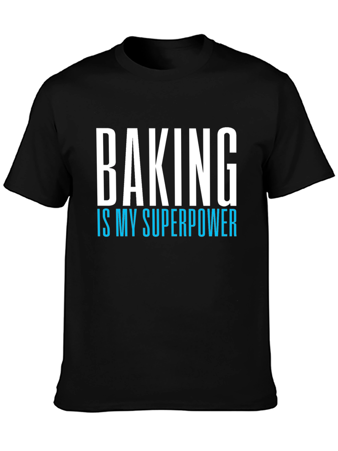Black Baking is My Superpower Graphic Tee view 3