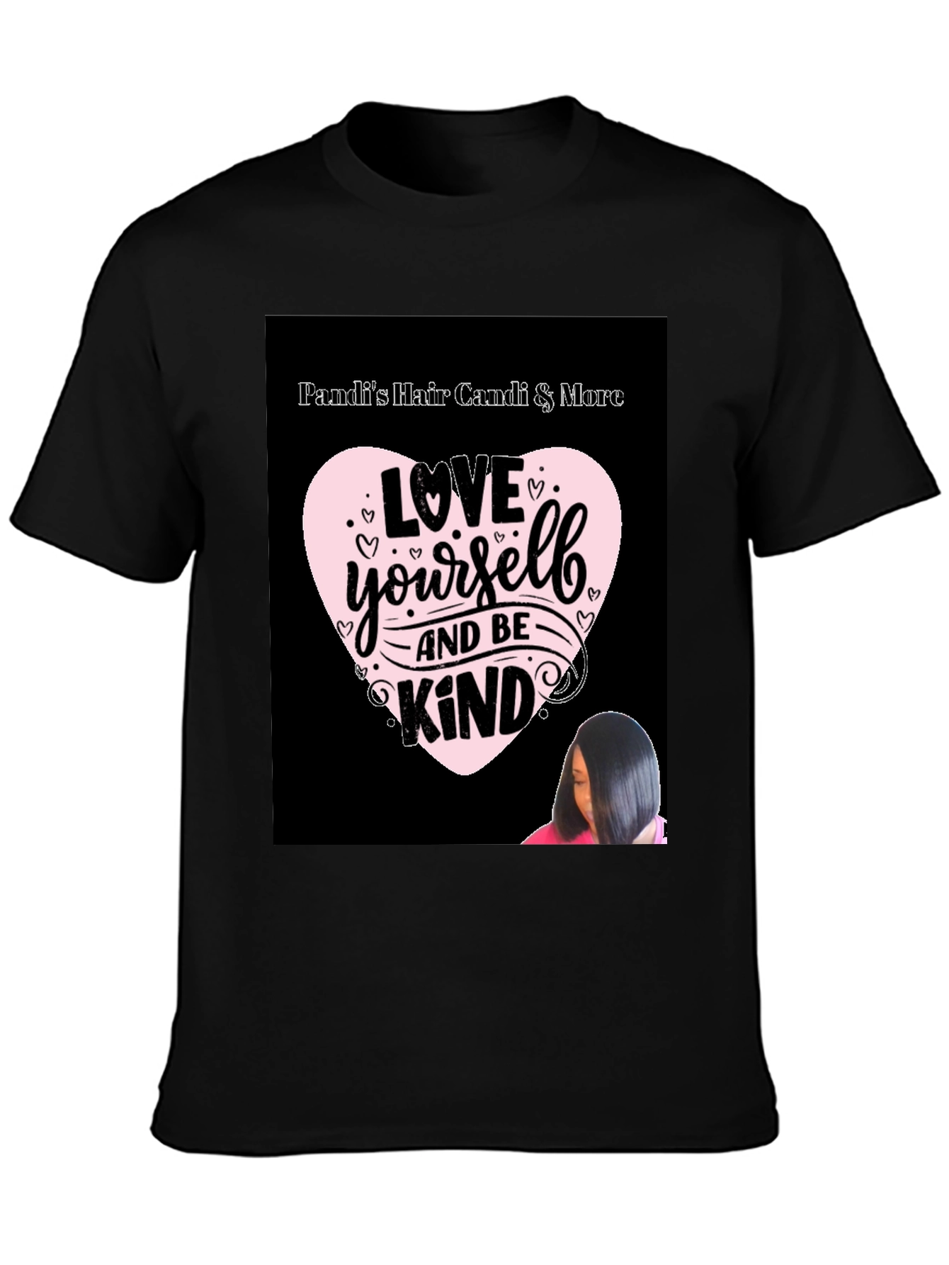 Black Love Yourself Graphic Tee - Stylish and Comfy! view 3