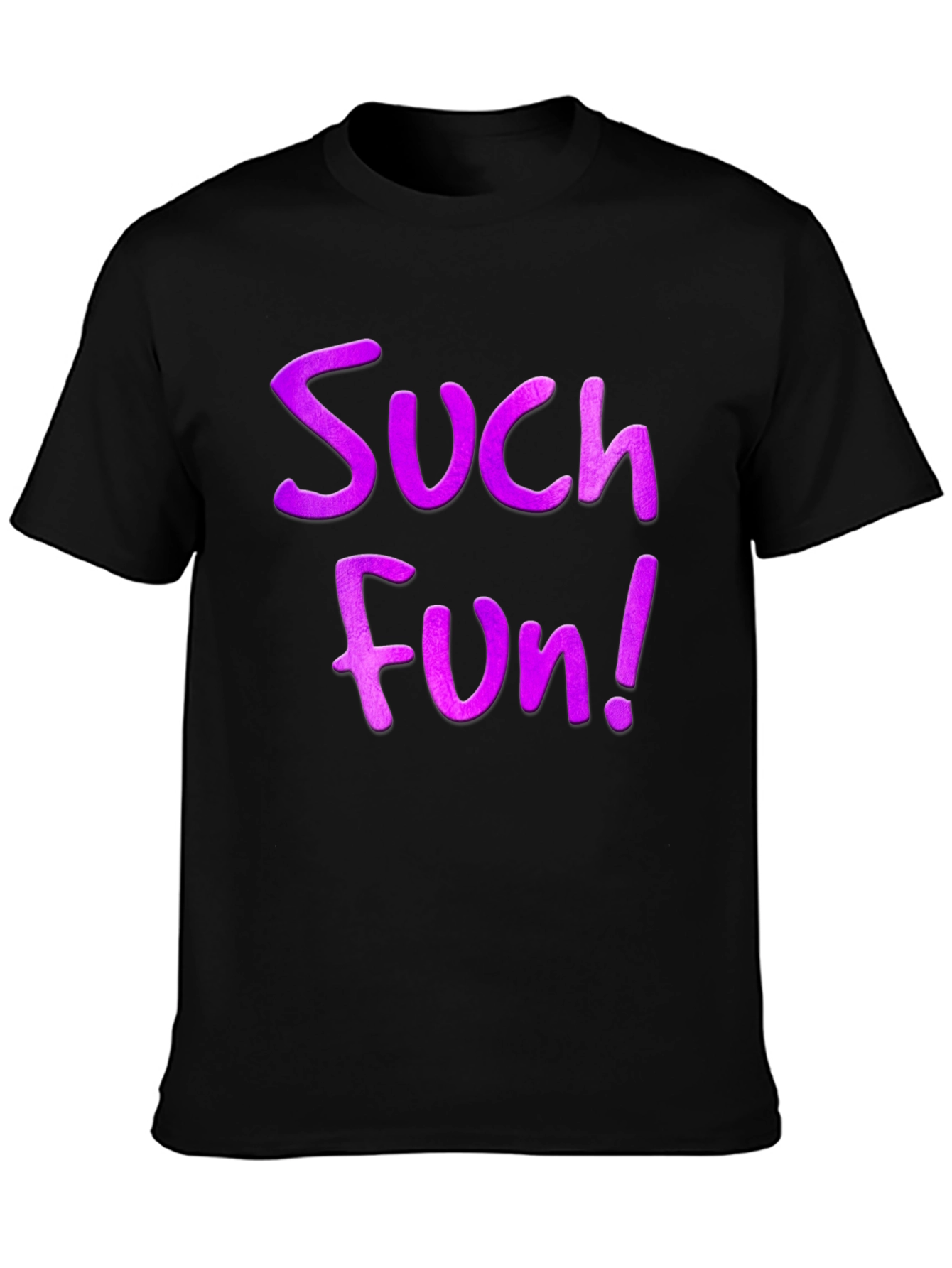 Black Such Fun! Graphic Novelty T-Shirt view 3