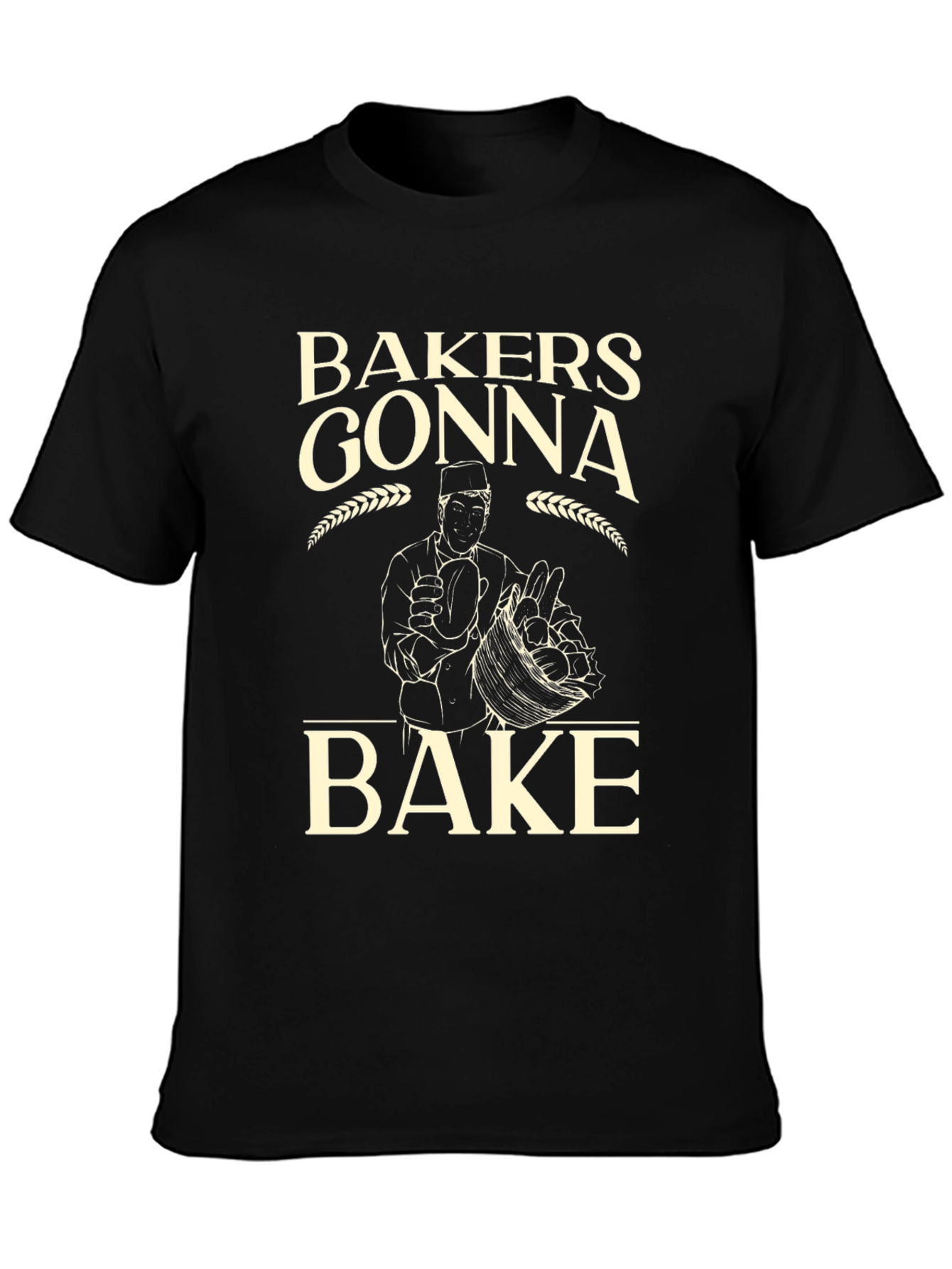 Black Bakers Gonna Bake Funny T-Shirt - Baking Lover Tee view 3