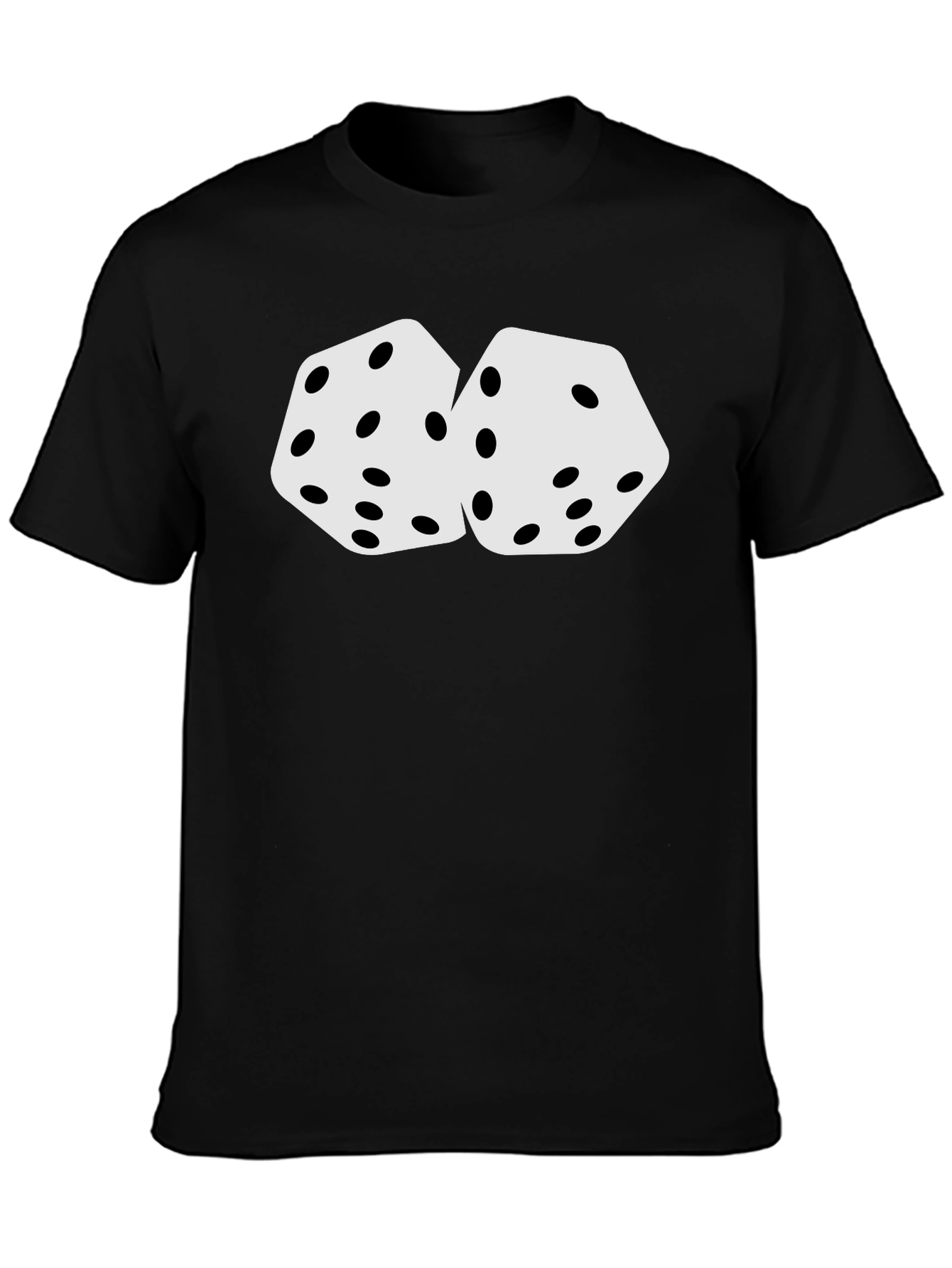 Black Dice Graphic Tee - Luck & Style Combined view 3