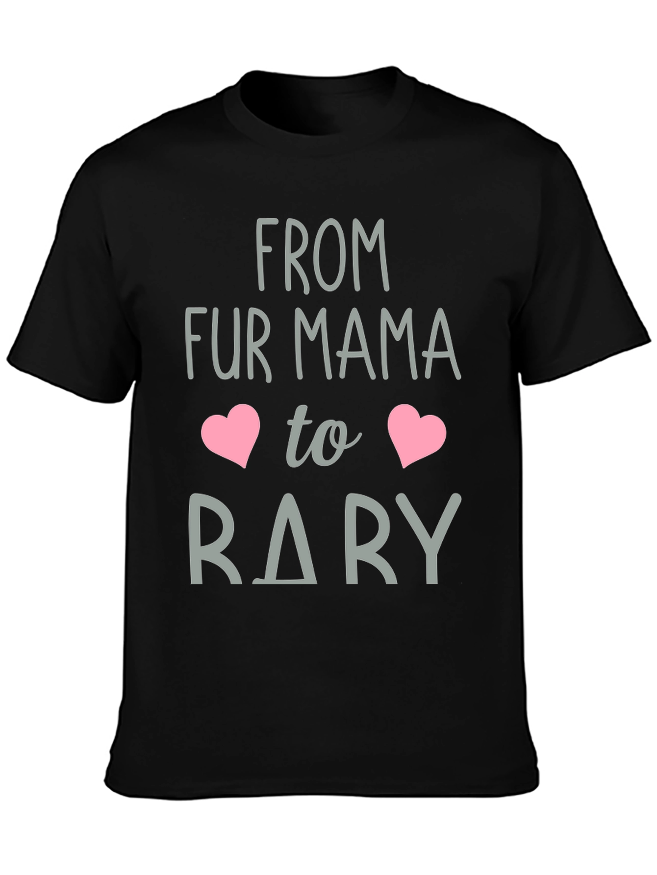 Black Fur Mama to Rary Graphic Tee view 3