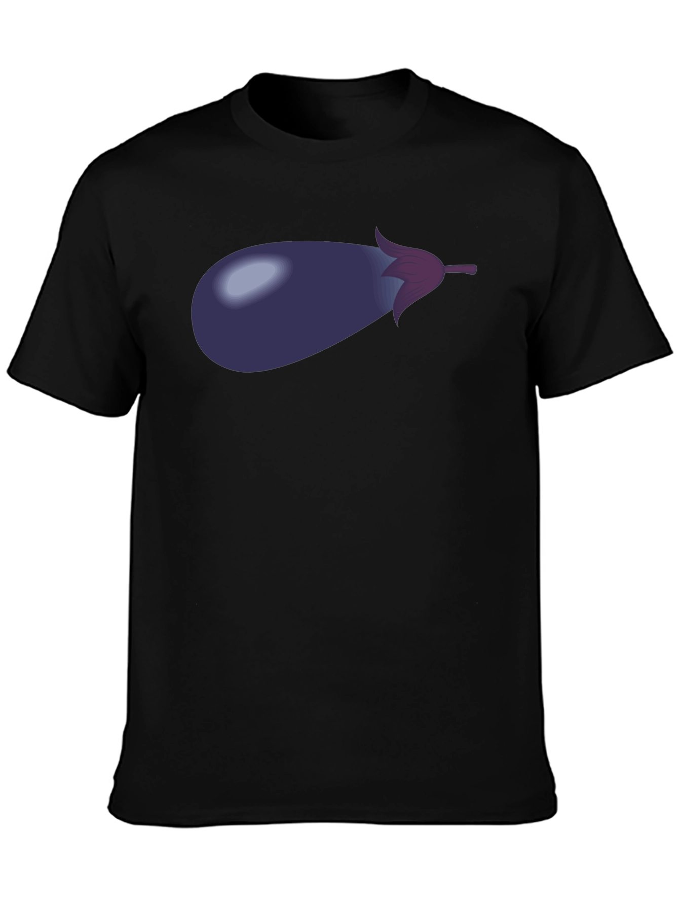 Eggplant Graphic T-Shirt - Casual Style - 3