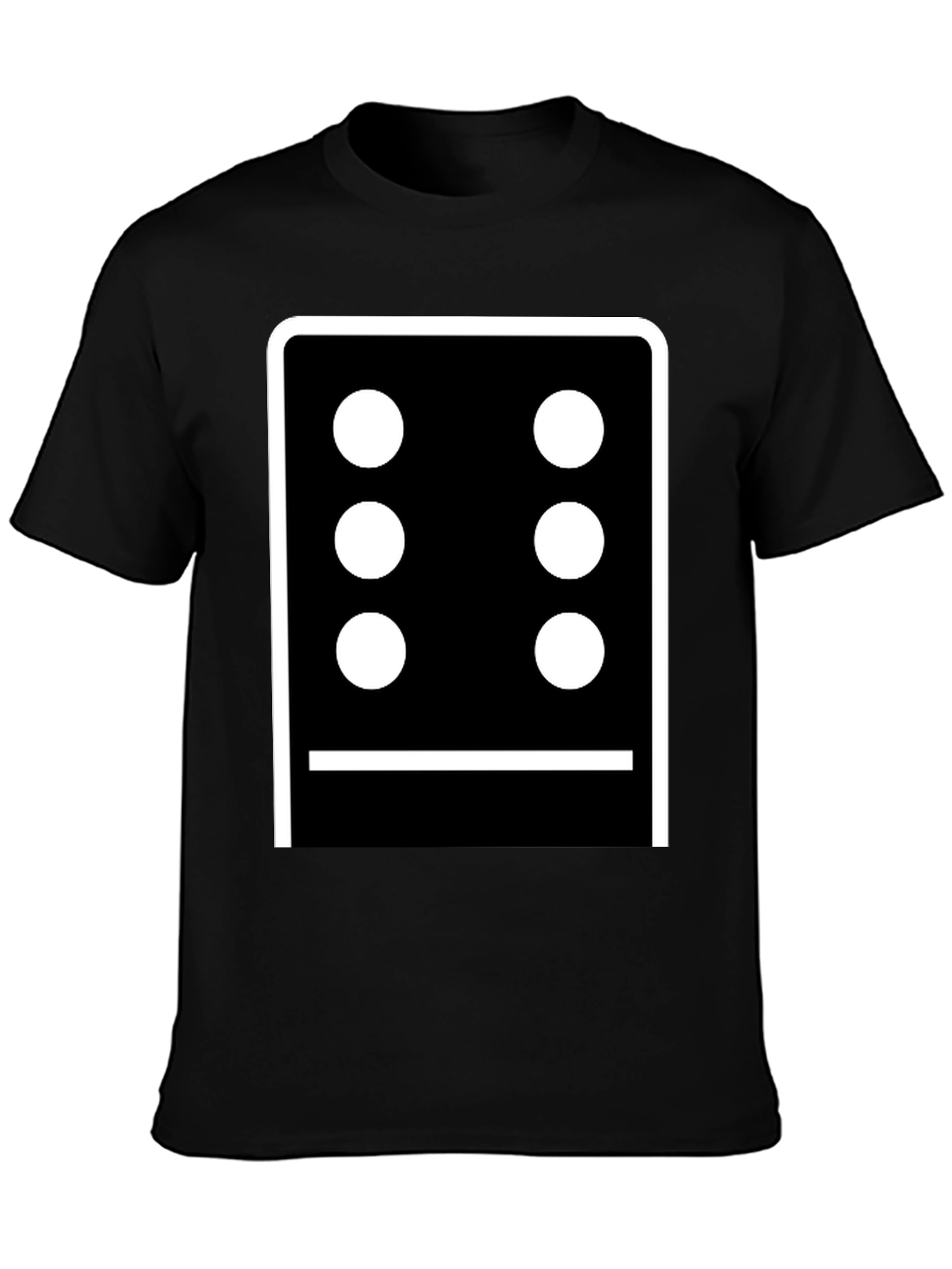Black Dice Six Graphic Tee - Black Cotton Casual view 3