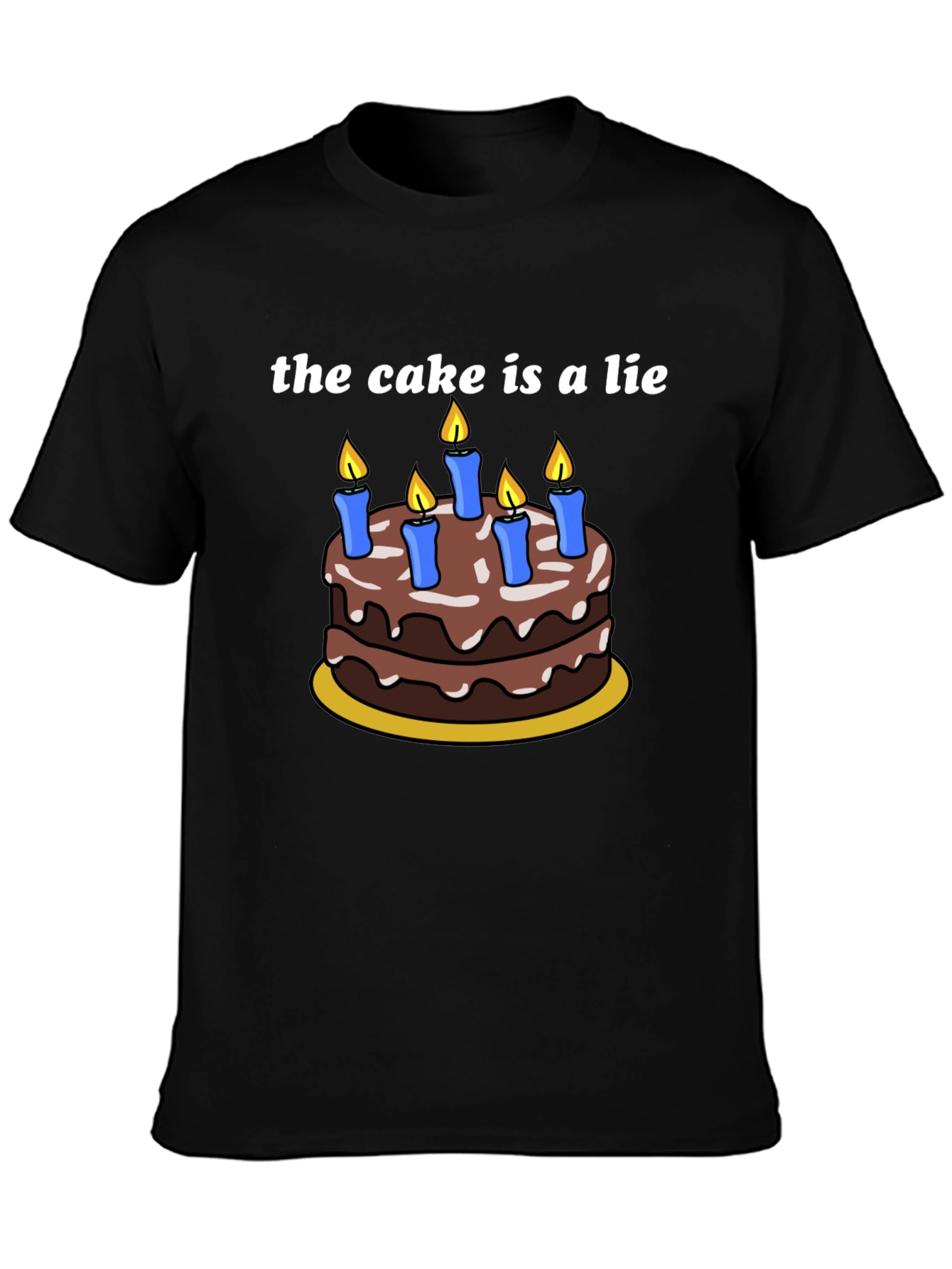 Black Cake is a Lie Graphic T-Shirt view 3