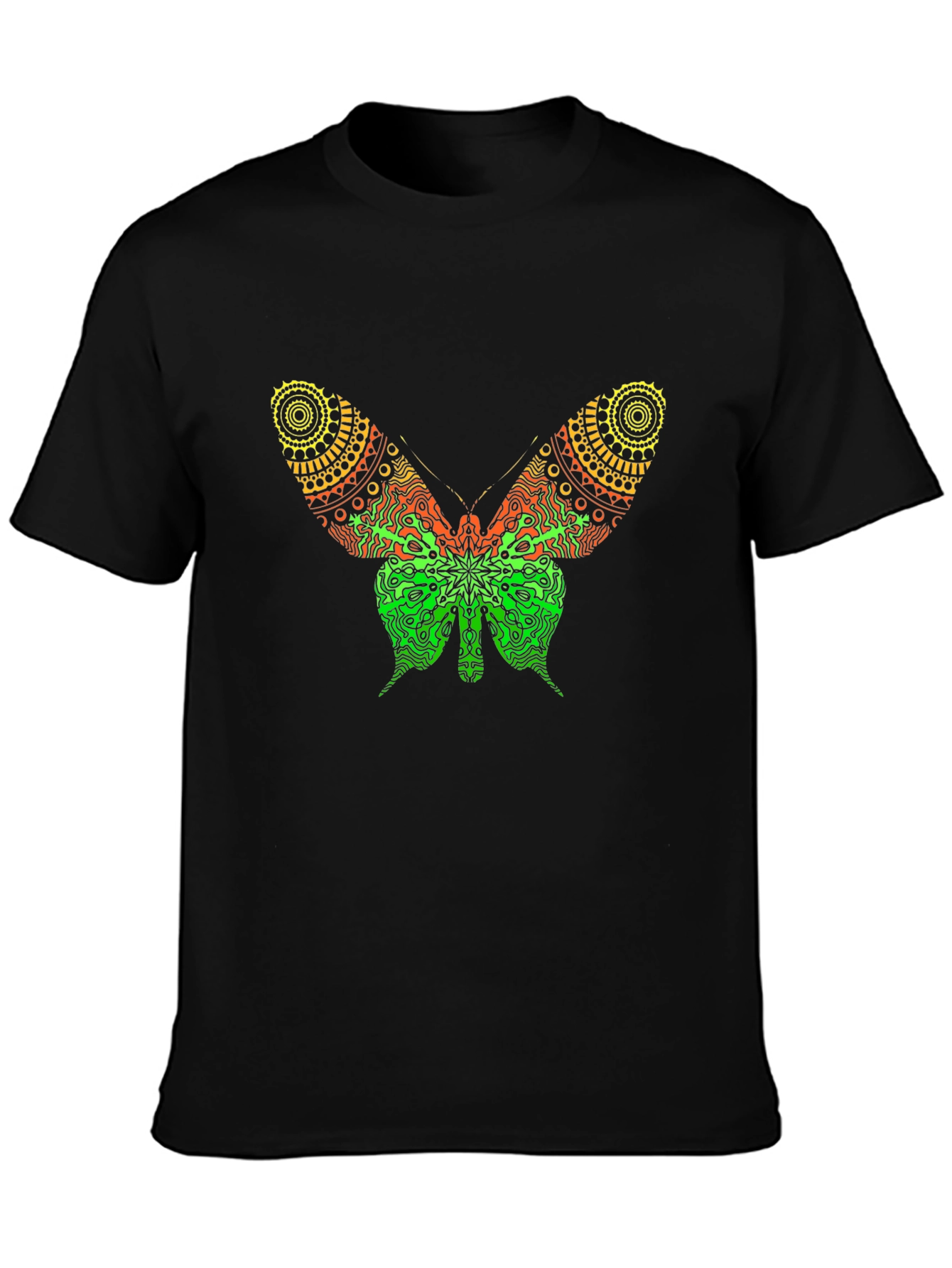 Black Butterfly Graphic T-Shirt - Bold Statement Tee view 3