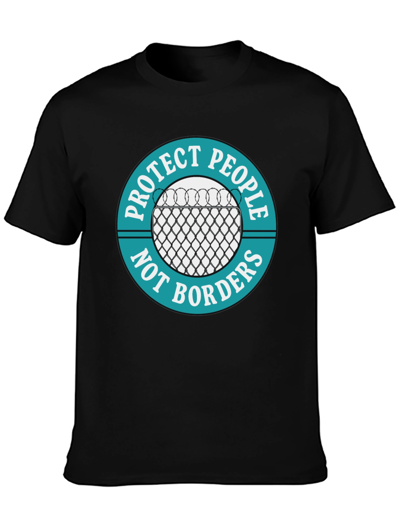 Black Protect People T-Shirt: Justice & Equality Tee view 3