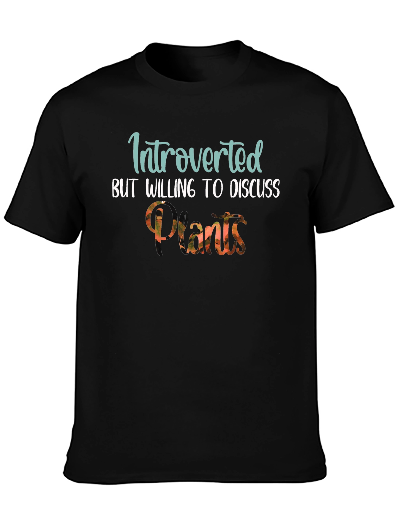 Black Introverted Rants T-Shirt view 3