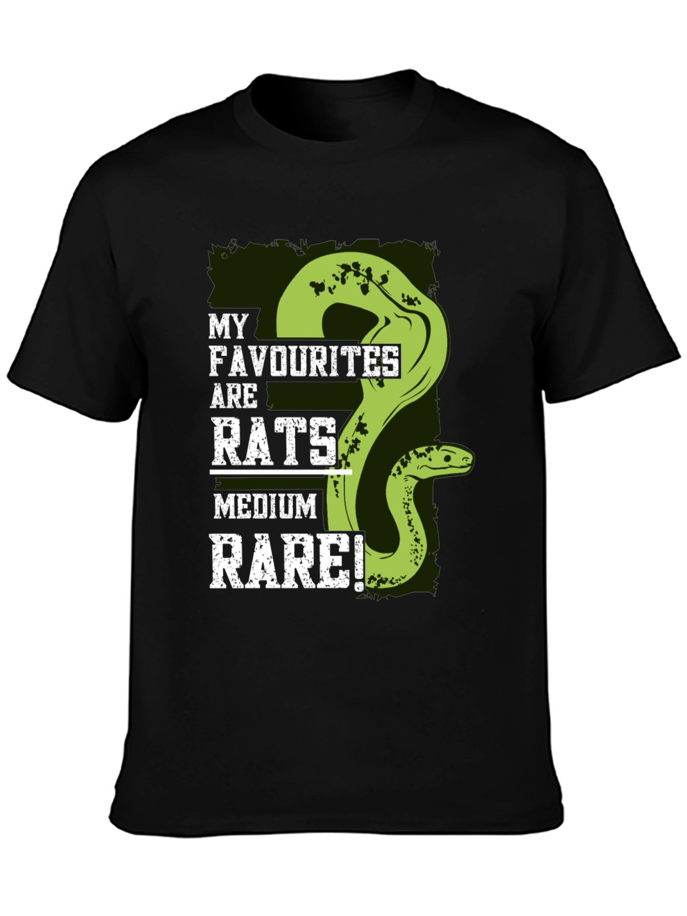 Black Rats Medium Rare Snake T-Shirt view 3