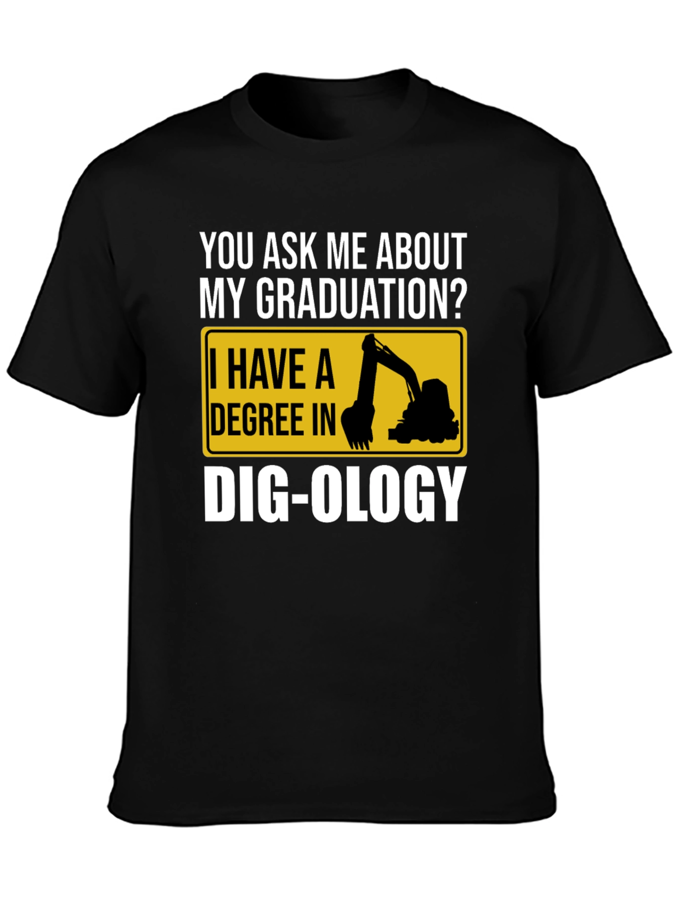 Black Dig-ology Degree T-Shirt view 3
