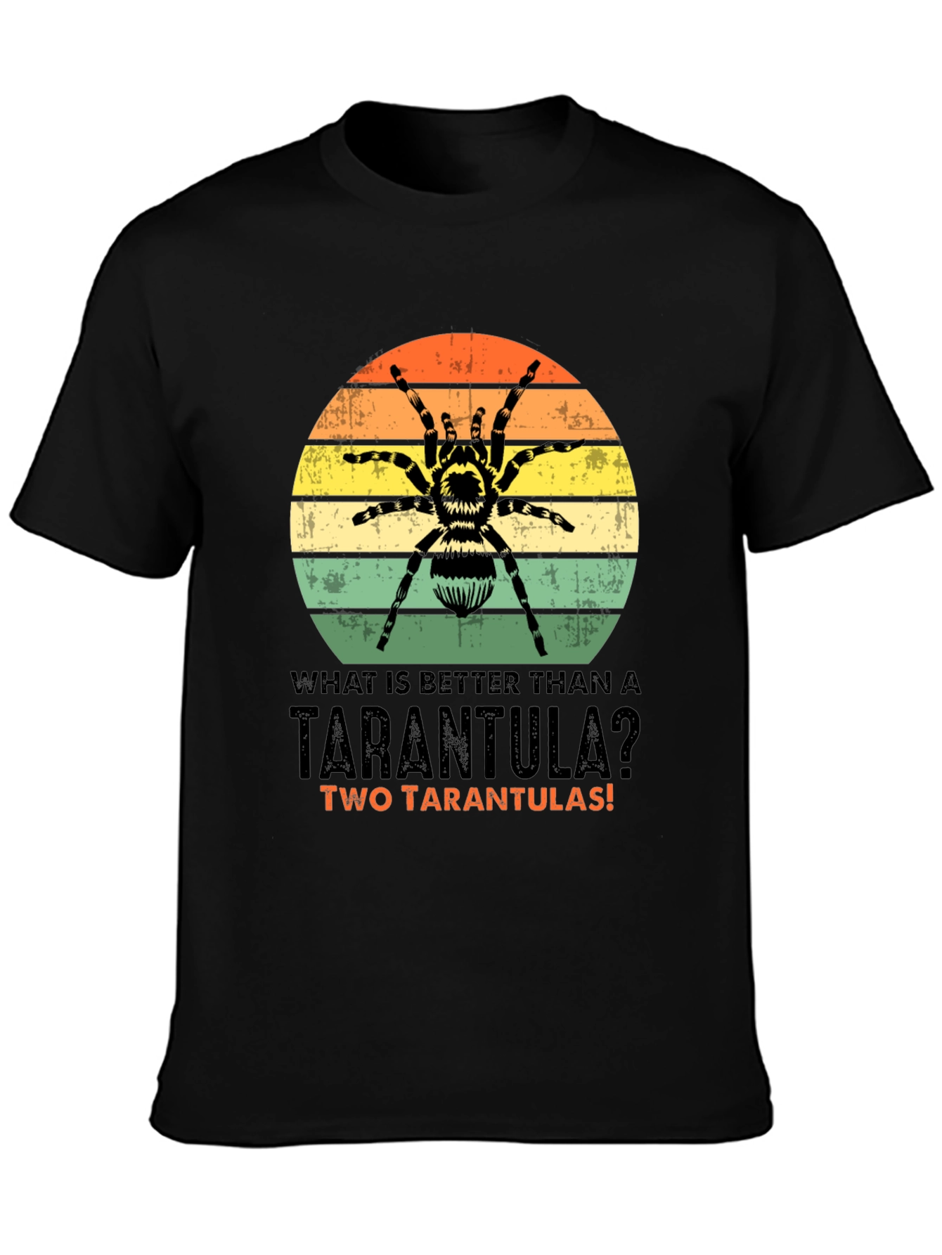 Black Tarantula Lover T-Shirt view 3