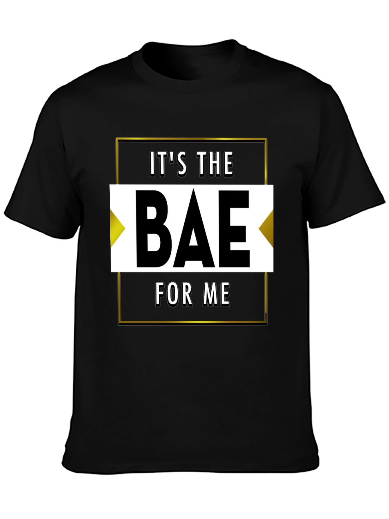 Black It's the Bae for Me Graphic Tee view 3