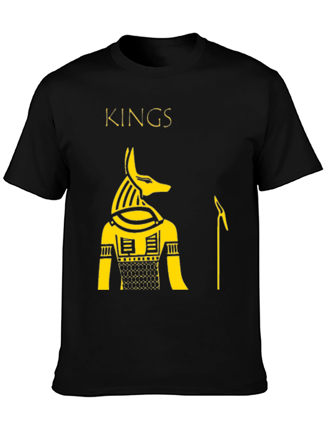 Black Kings Anubis Graphic Tee - Black Cotton T-Shirt view 3