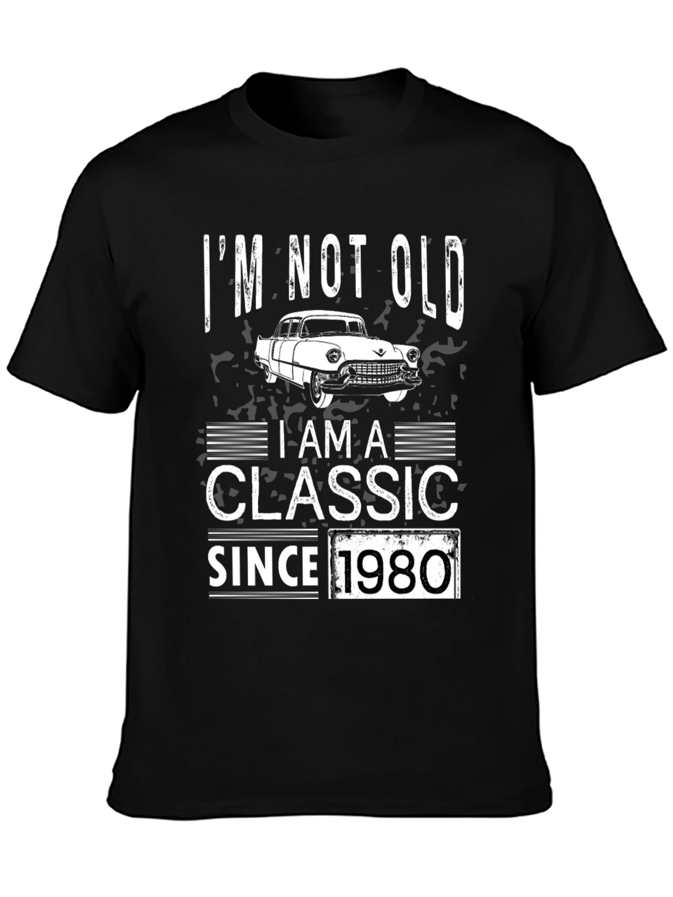Black Classic Since 1980 T-Shirt view 3