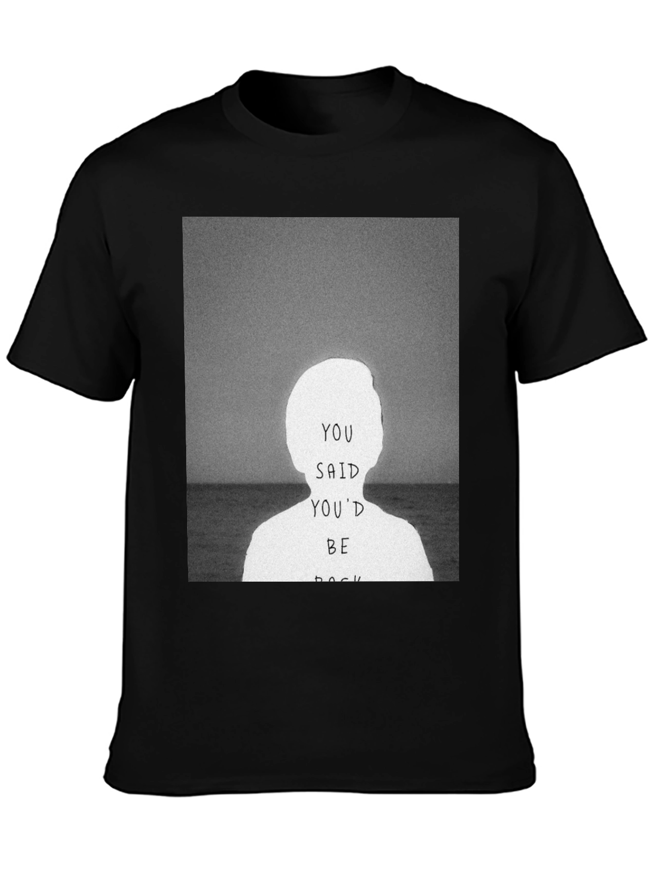 Black You Said You'd Be Back Graphic Tee view 3