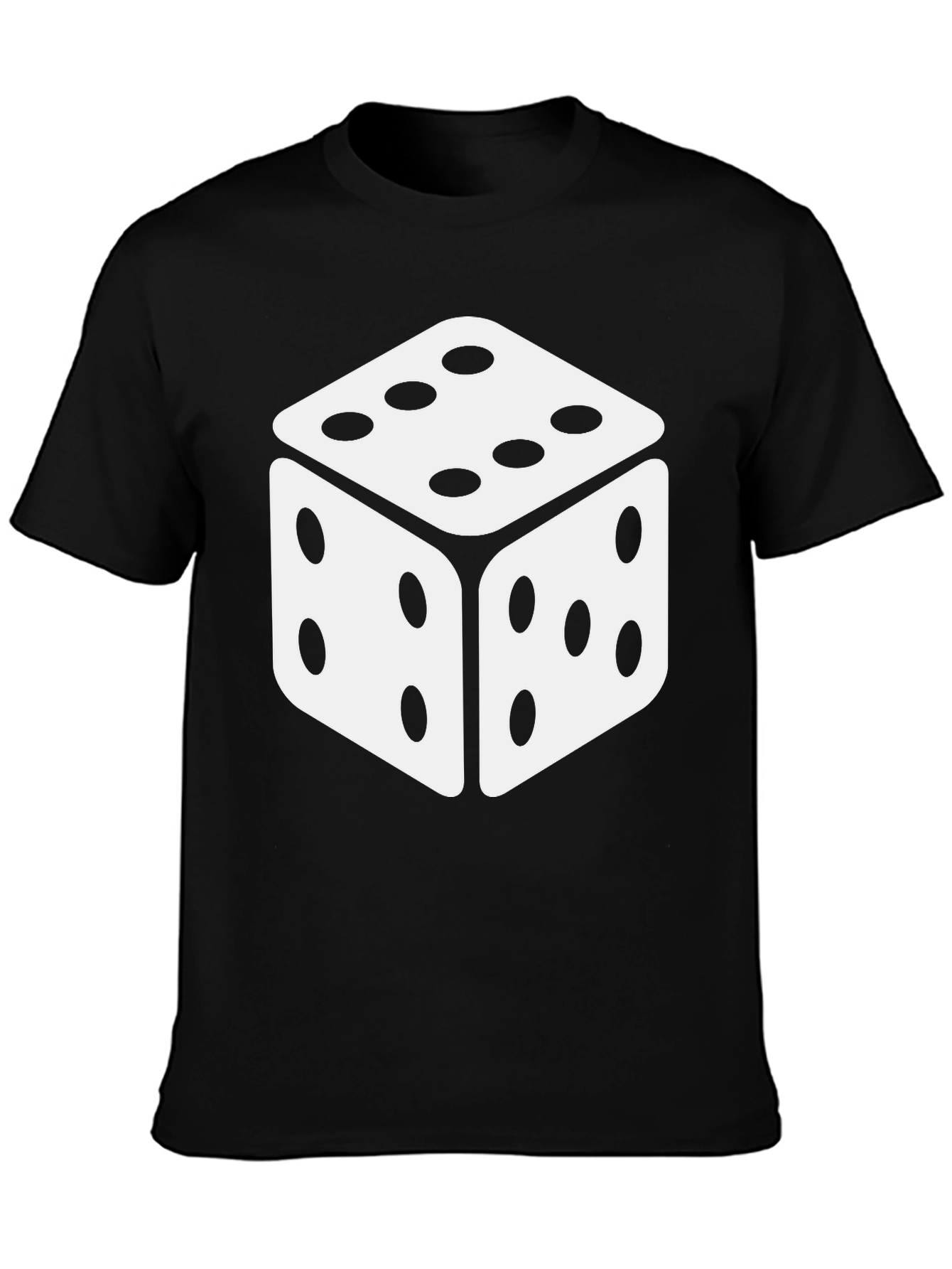 Black Dice Graphic Tee - Stylish Casual Wear view 3