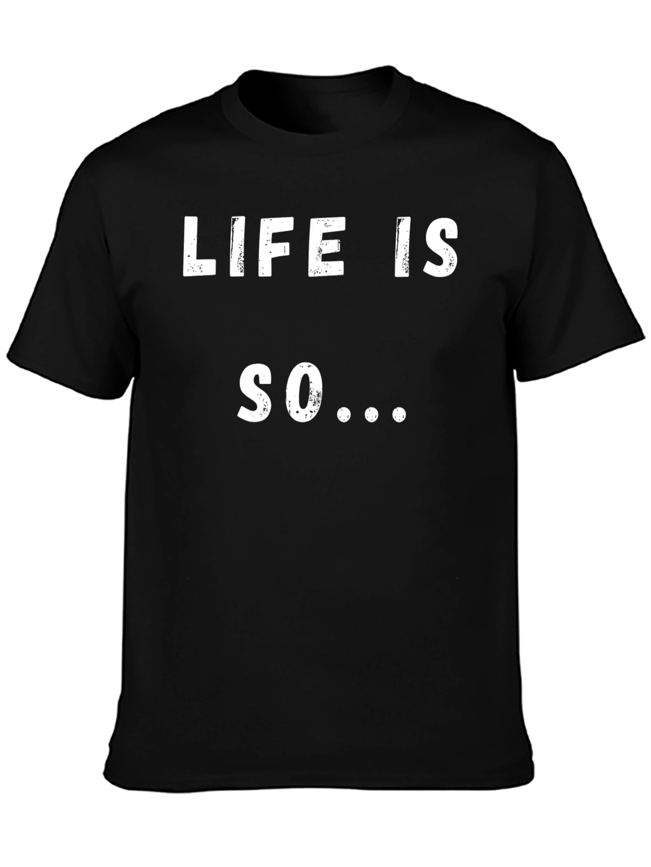 Black Life Is So... Novelty Graphic T-Shirt view 3
