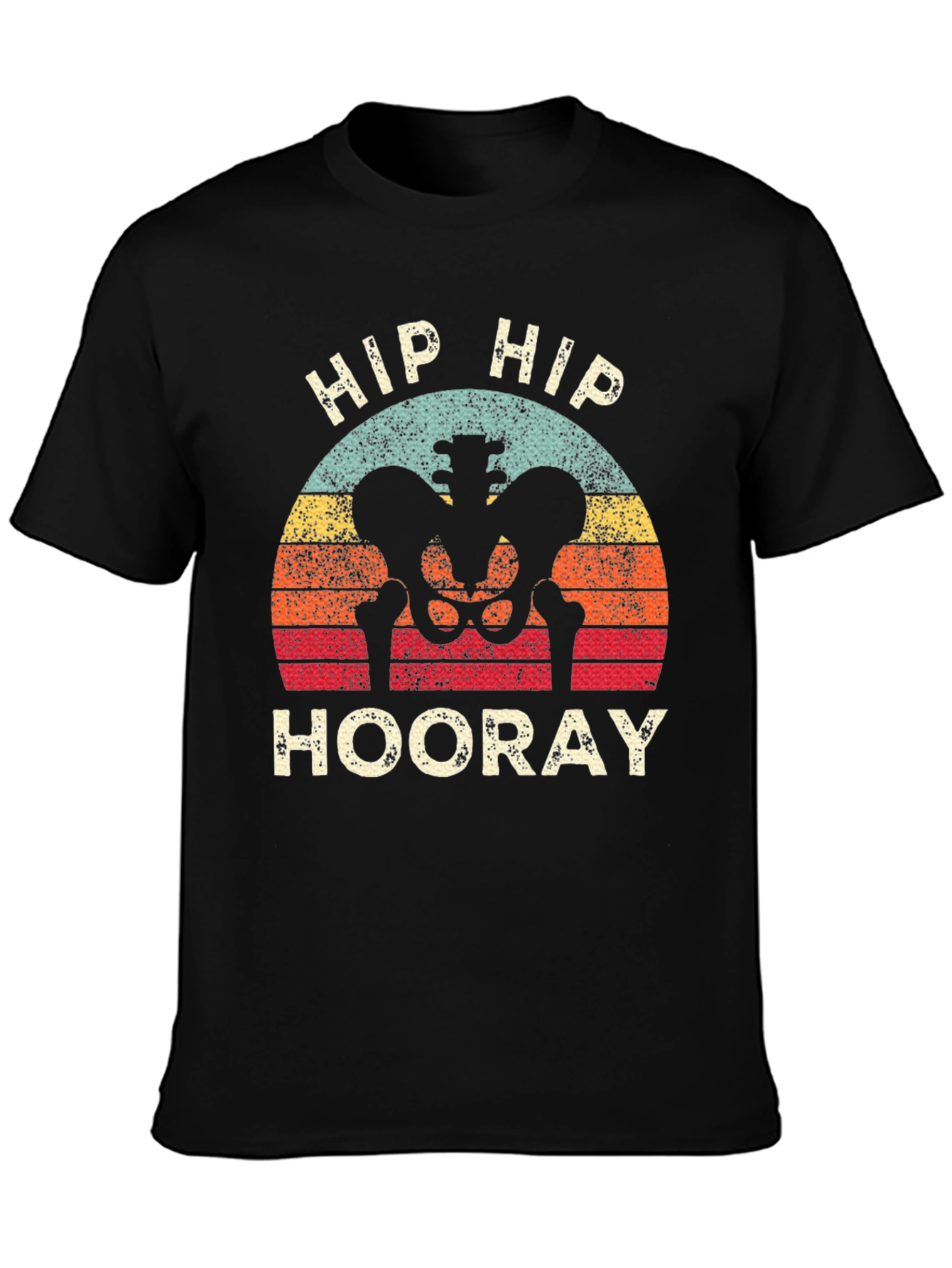 Black Hip Hip Hooray T-Shirt view 3