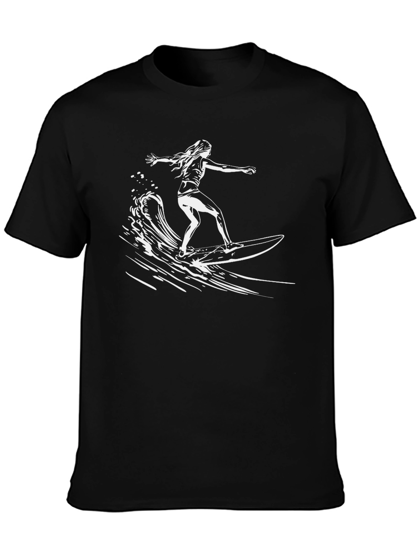 Surfer Girl Graphic T-Shirt - 3