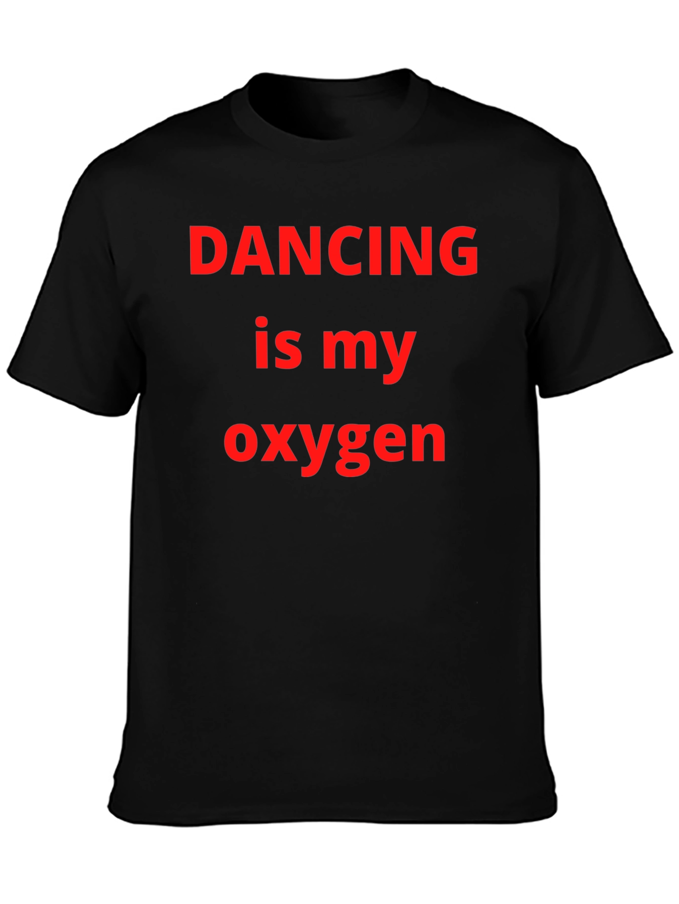 Black Dancing is My Oxygen Graphic Tee view 3