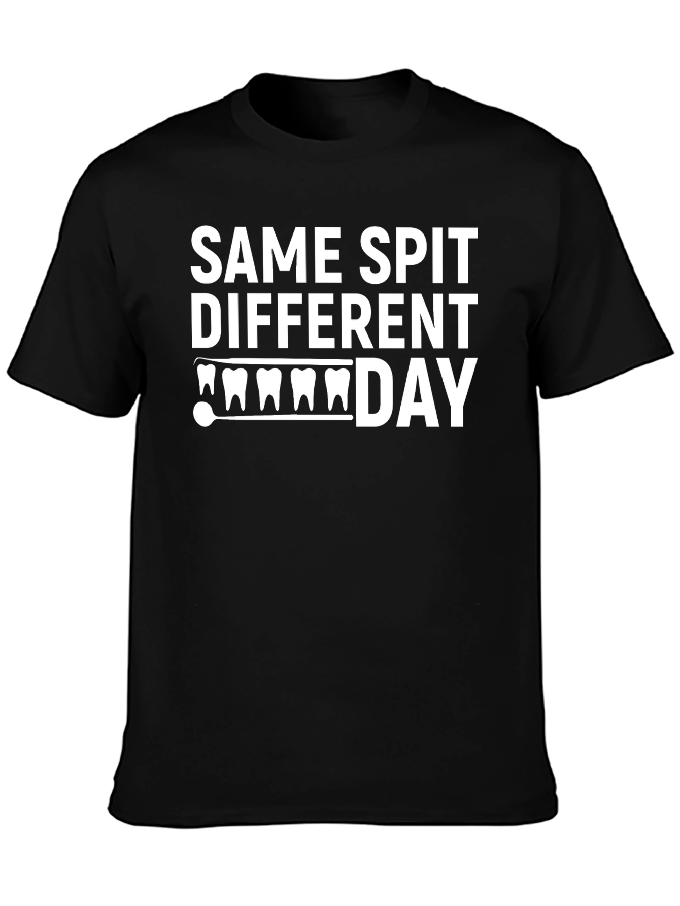Black Same Spit Different Day Black T-Shirt view 3