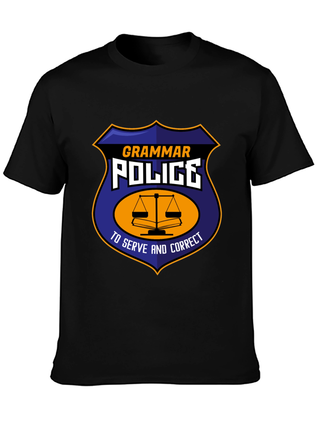 Grammar Police T-Shirt - Serve and Correct Tee - 3